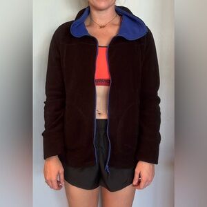 Calvin Klein Black Jacket with Blue Lining